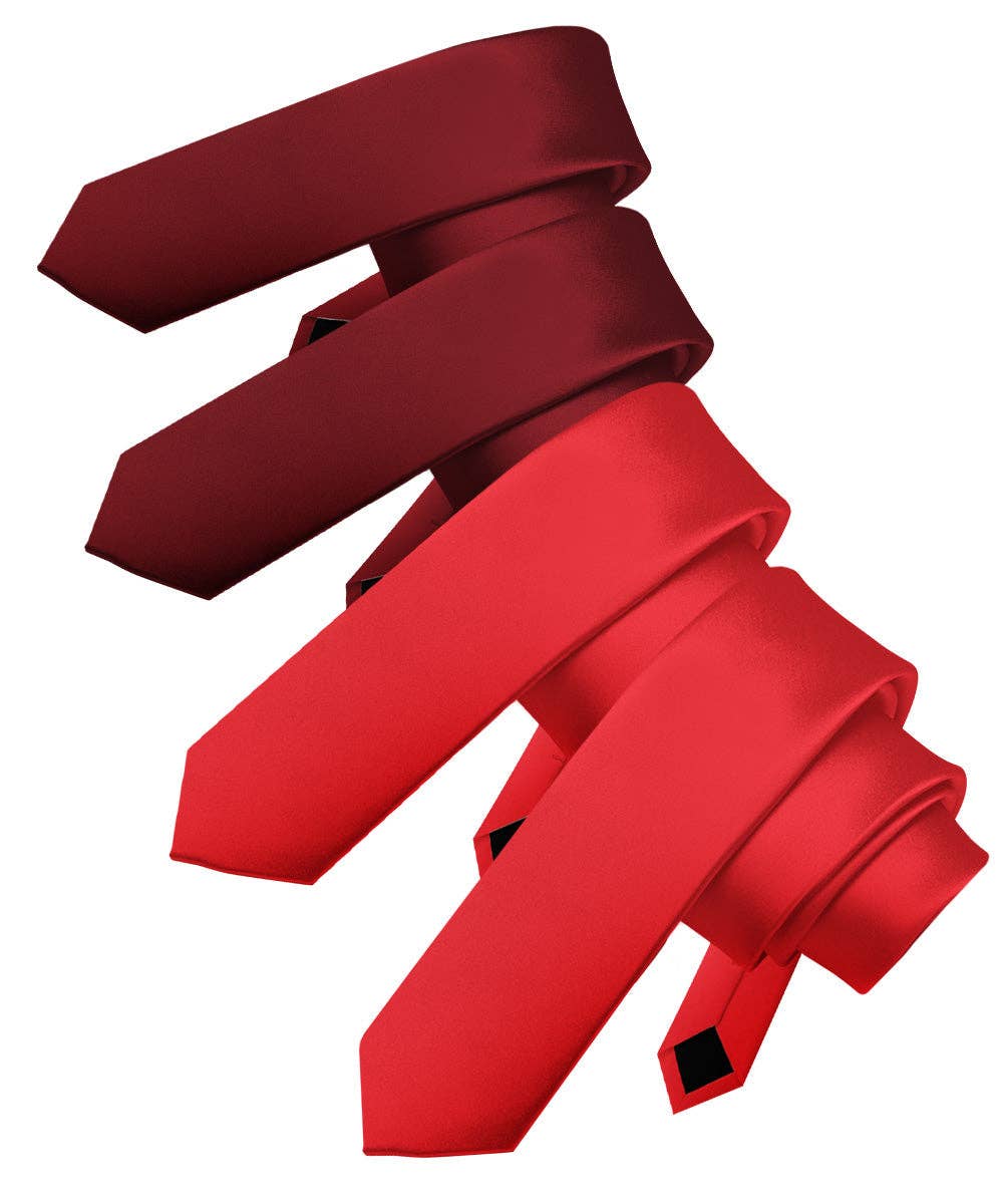 Dubal Brothers - Vente Cravate – homme - Cravate fine unie (4 paquets) par Vittorio Farina7