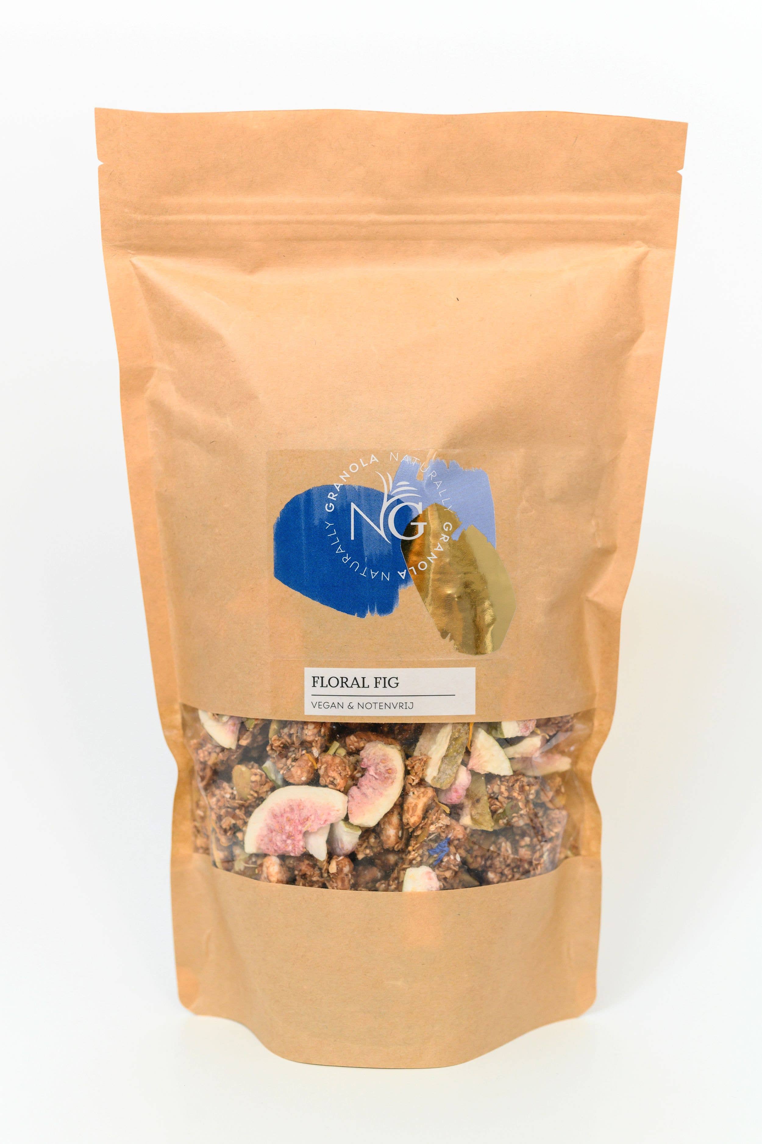 Naturally Granola - Wholesale Breakfast Cereal - Floral Fig Granola 1kg Bag | Nutfree1