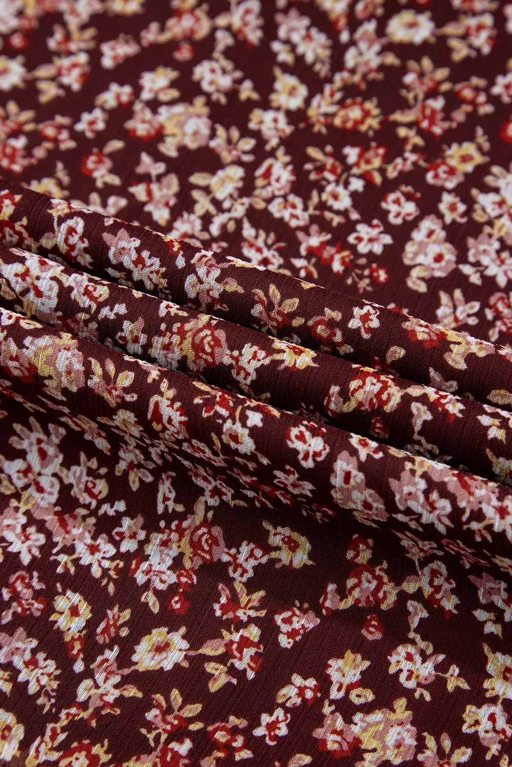 Lovesoft - Wholesale Dress - Women's - Green Floral Print Sweetheart Neck Shirred Back Mini Dress10