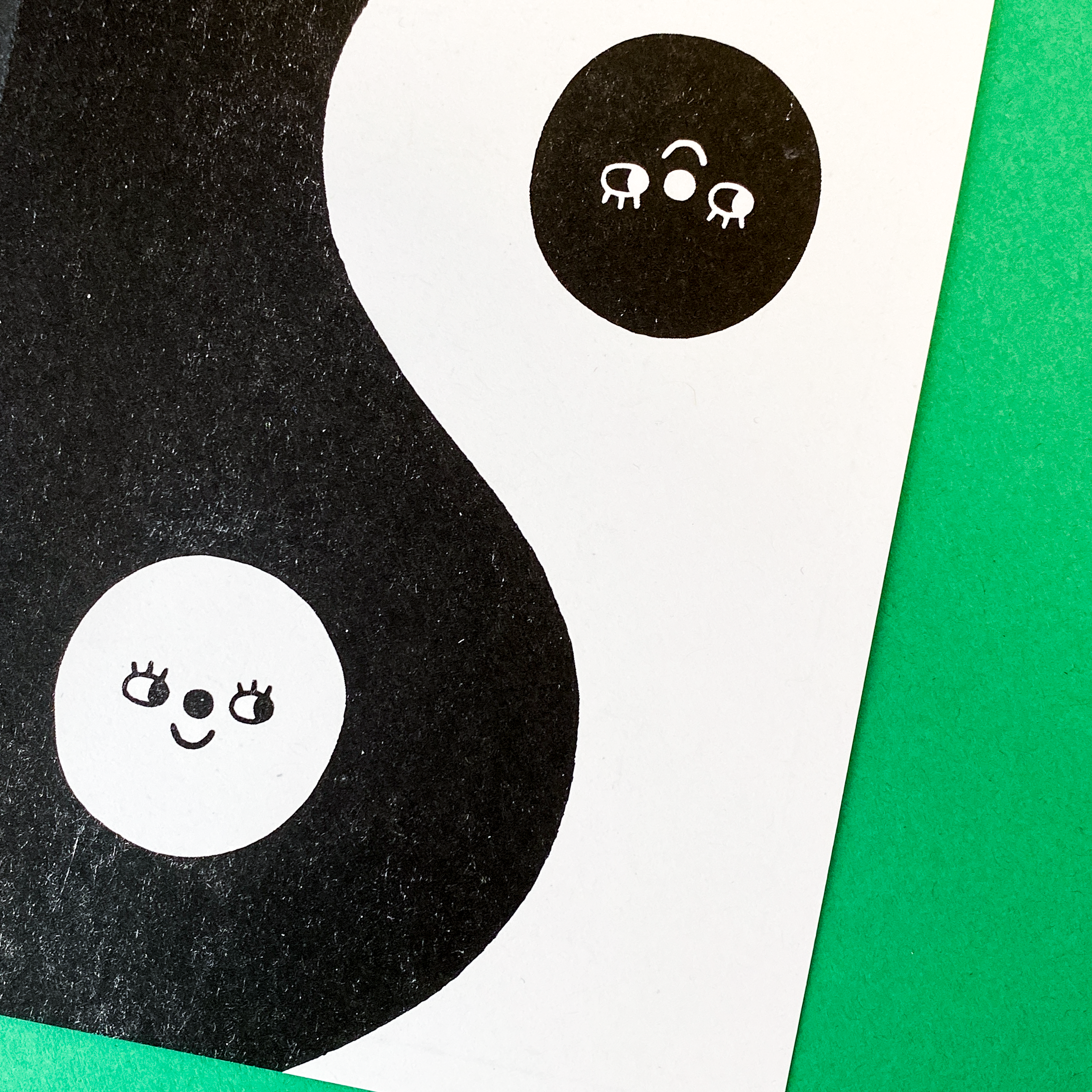 Beetle Ink Co. - Wholesale Everyday Greeting Card - Yin Yang Friends Risograph Card5