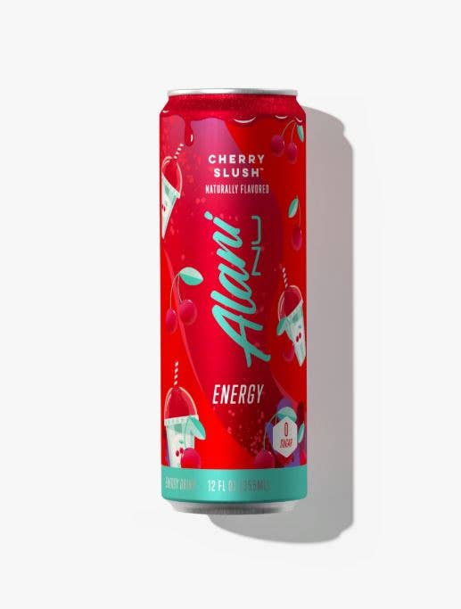 Grandpa Joe's Candy Shop - Wholesale Sports/Energy Drink - Alani Nu Energy - Cherry Slush 12oz Can, 24ct