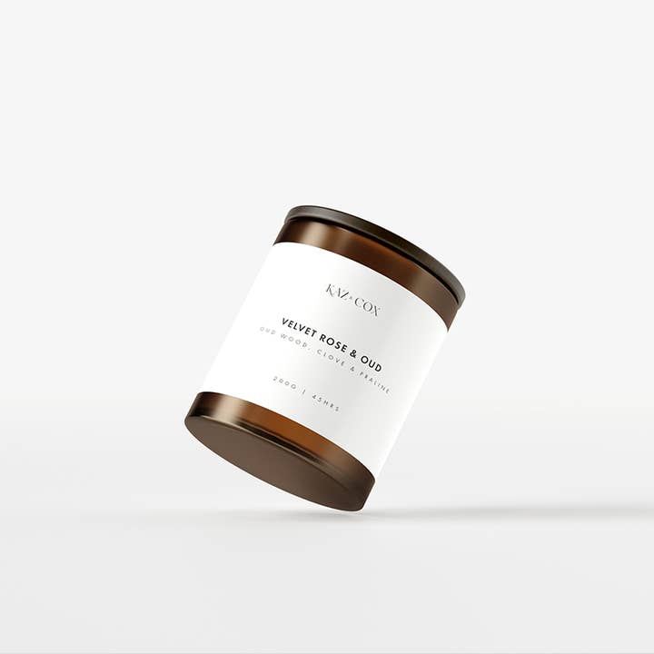 Sammet Rose & Oud ljus för wholesale av Kaz & Cox