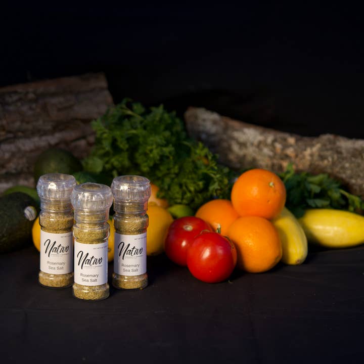 Nativo Spices – wholesale Salt – Nativo Spices Rosemary Salt/ Salt grinder2