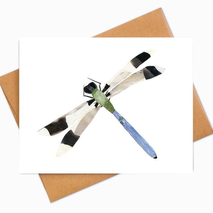 Dragonfly lykønskningskort for engroshandel hos Angela Doak