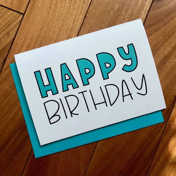 Stone Donut Design, LLC - Wholesale Birthday Card - Fun Happy Birthday for StoneDonut Design8