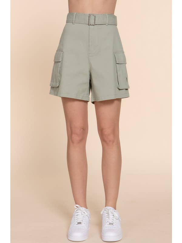 Vanilla Monkey - Wholesale Shorts - Women's - Belted Cargo Shorts3