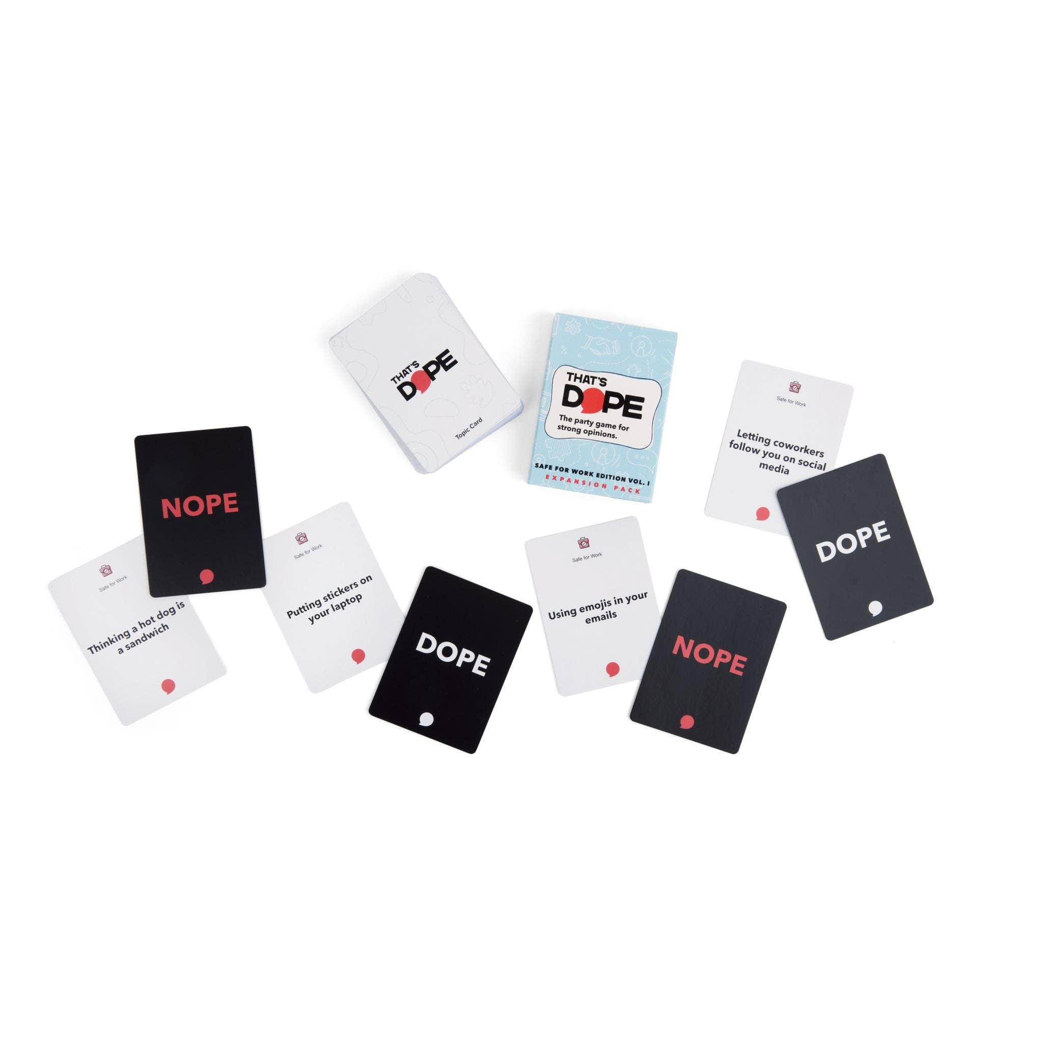 That's Dope: The Party Game for Strong Opinions - Wholesale Card Game - That's Dope: Safe For Work Edition4