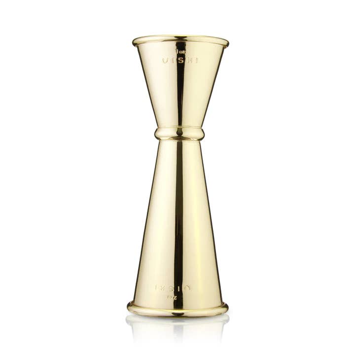 Viski - Wholesale Jigger - Belmontâ„¢ Large Gold-Plated Japanese Style Makoto Jigger