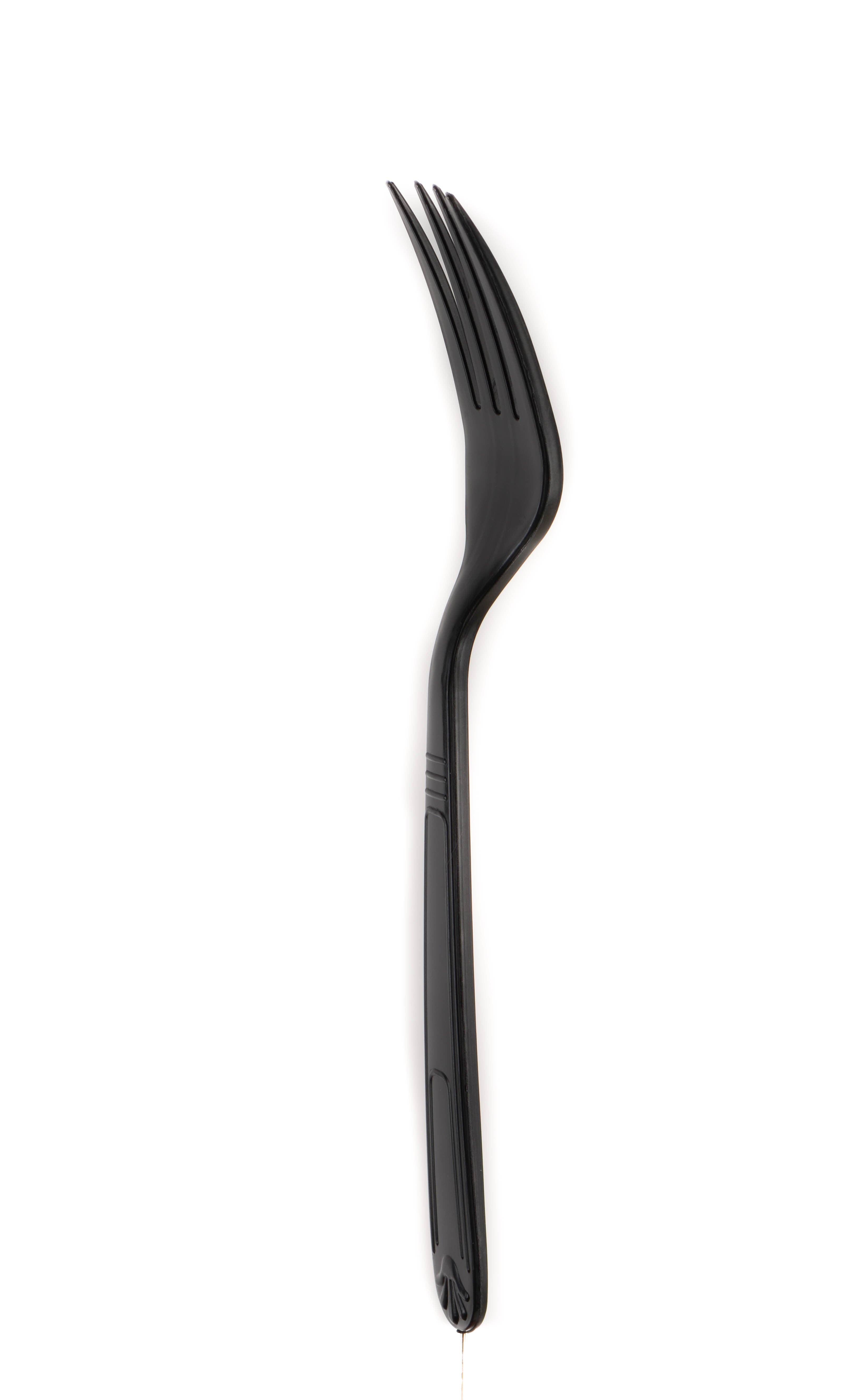 EcoQuality - Vendita all'ingrosso Set di stoviglie monouso - Forchette di plastica usa e getta (1000 pezzi) peso medio1