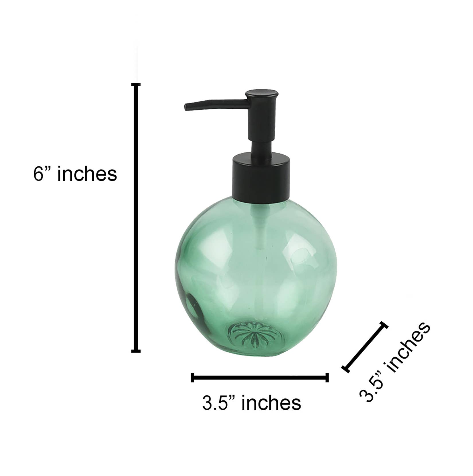 home mart goods - Wholesale Bathroom Accessory Set - Green Transparent Elegant Glass Bathroom Accessories Set4