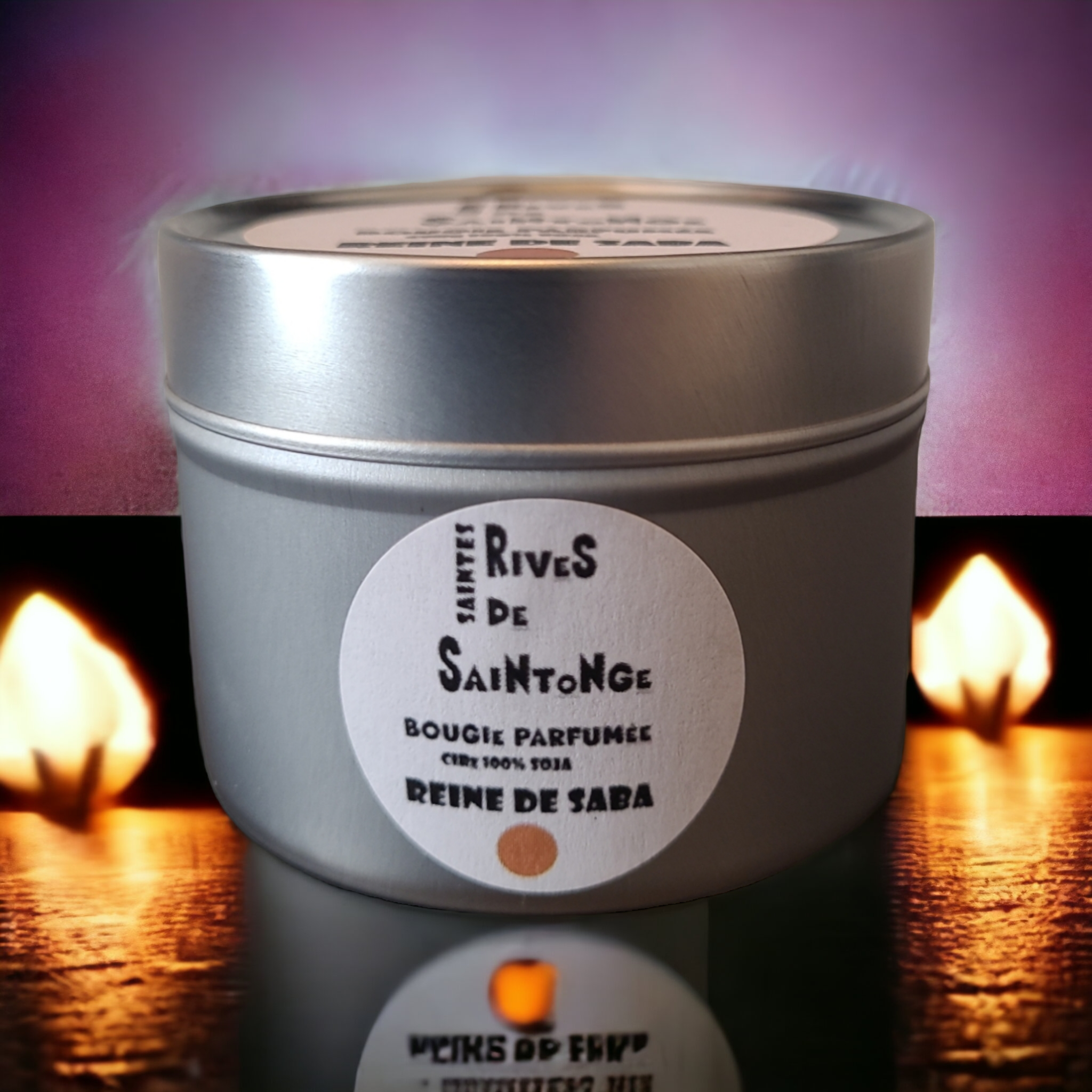 RIVES DE SAINTONGE - Wholesale Travel Candles - Queen Of Sheba Natural Candle0