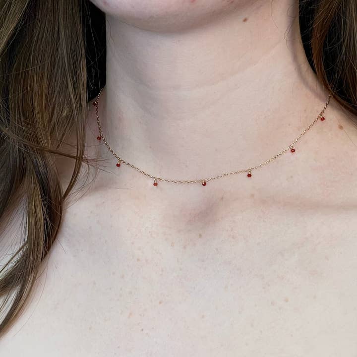 Stone Bead Choker for wholesale by Elysium Jewelry