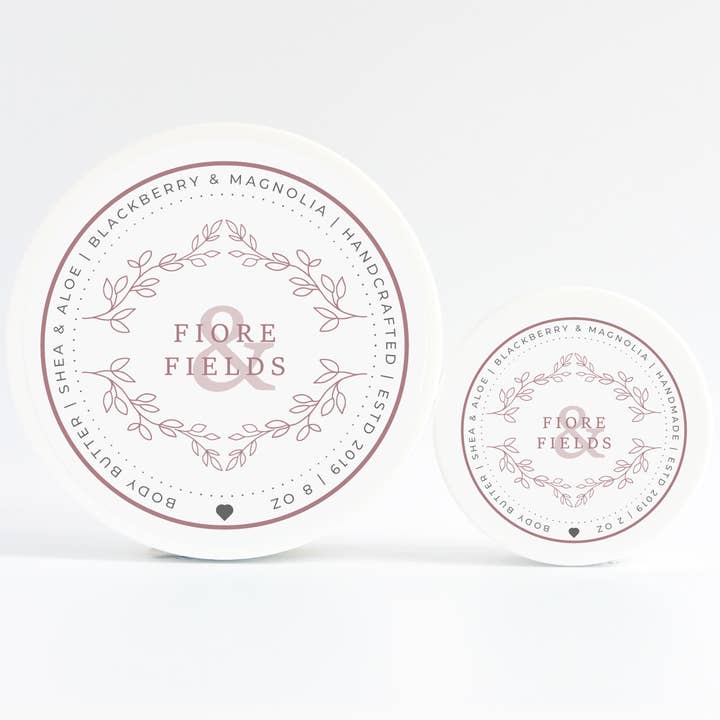 Mini Body Butter in Blackberry & Magnolia for wholesale by FIORE & FIELDS