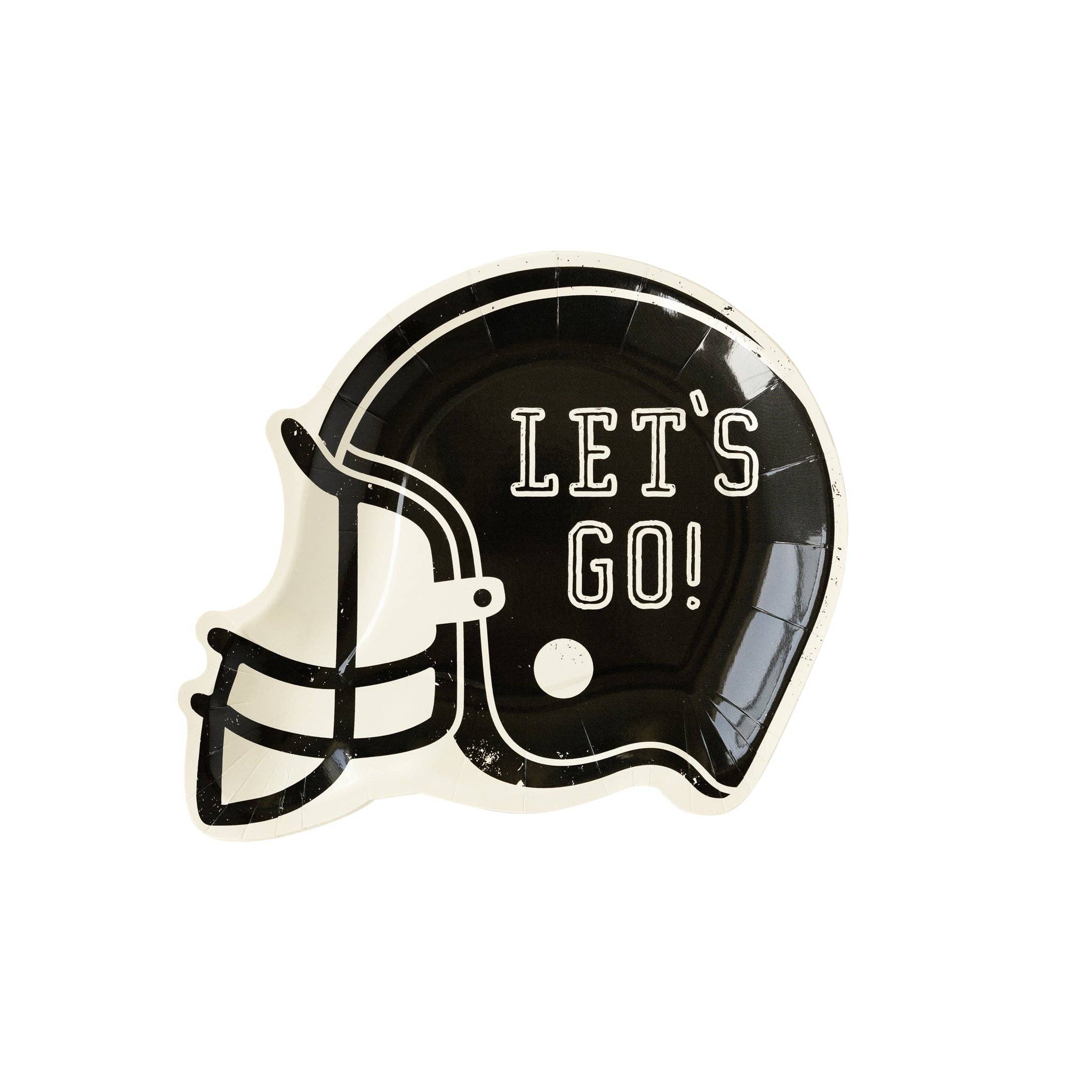 My Mind’s Eye - Wholesale Disposable Plate - FTB942- Football Helmet