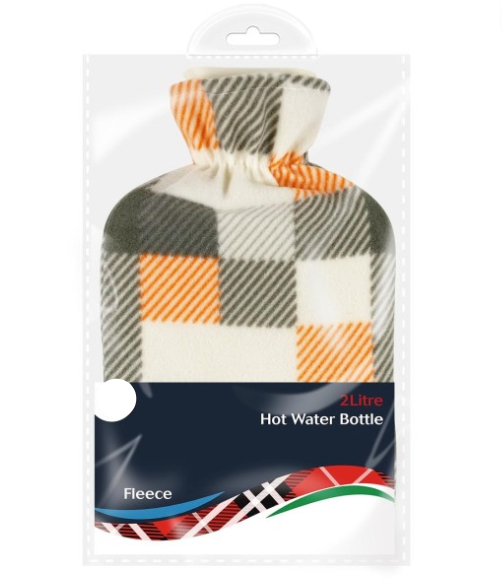 My Wholesale Warehouse - Wholesale Hot/Cold Compress - Generise 2 Litre Hot Water Bottle with Fleece Cover3