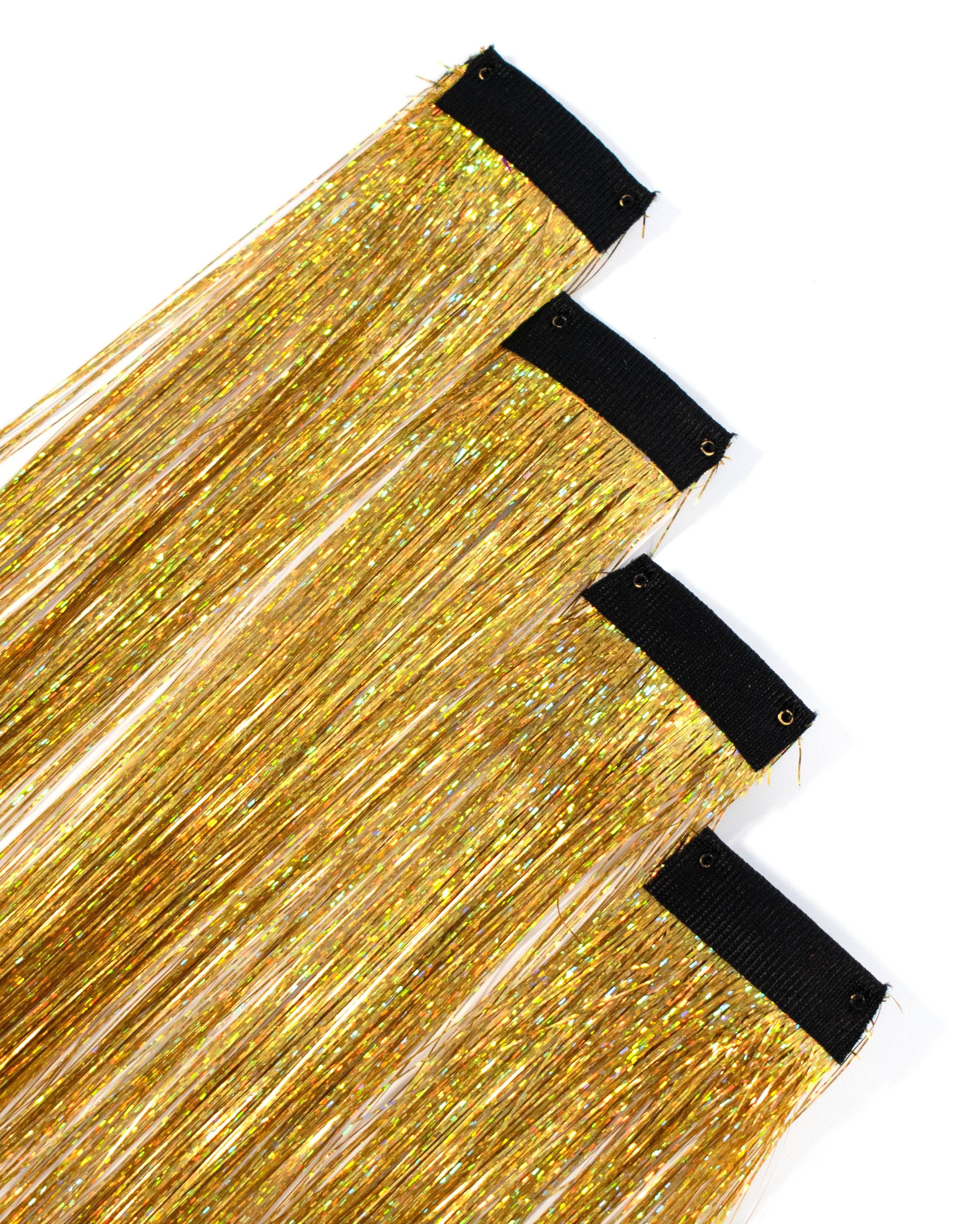 Wholesale Gold Holographic Hair Tinsel - Success for your store