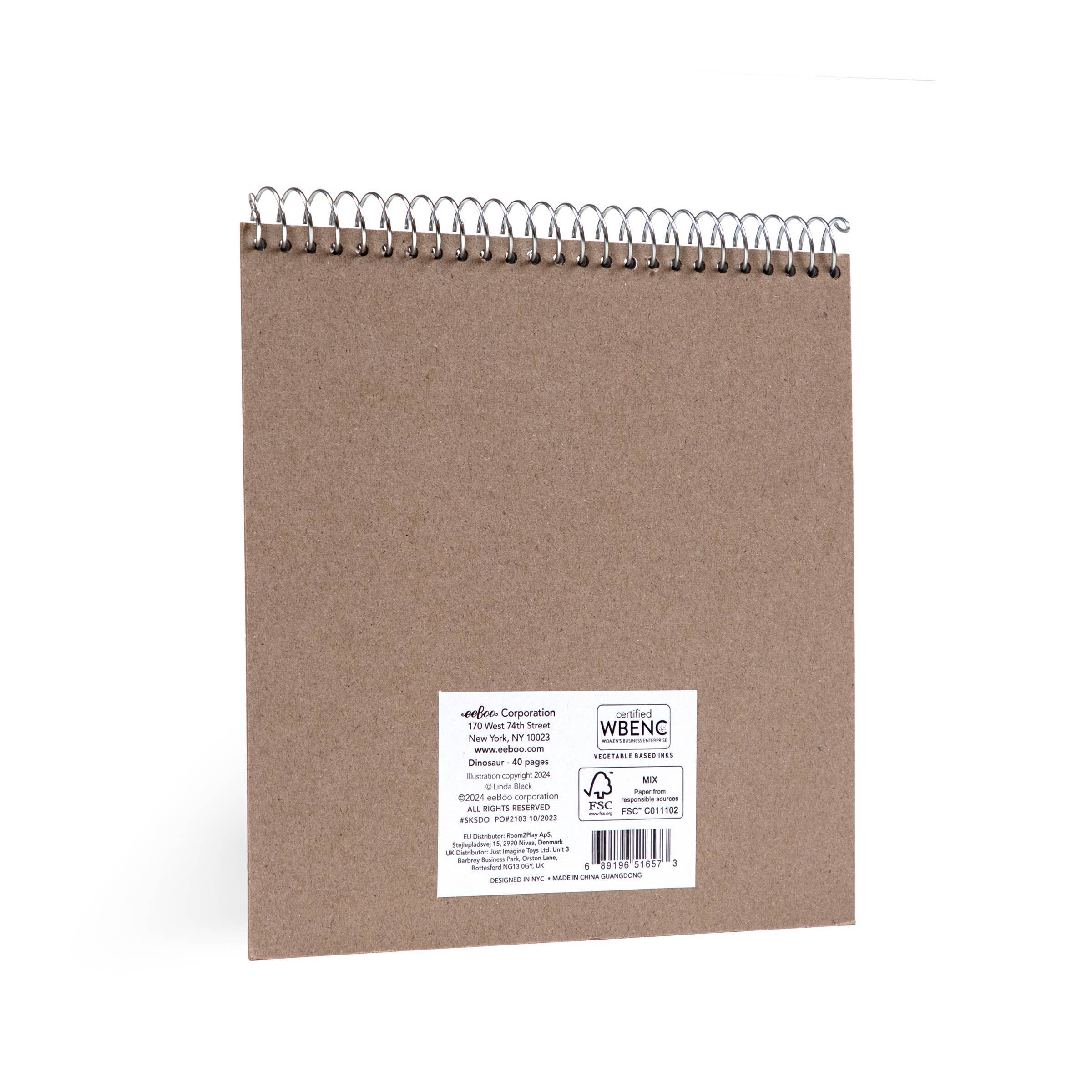 eeBoo - Wholesale Sketchbook/Sketchpad - Axolotl Square Sketchbook1