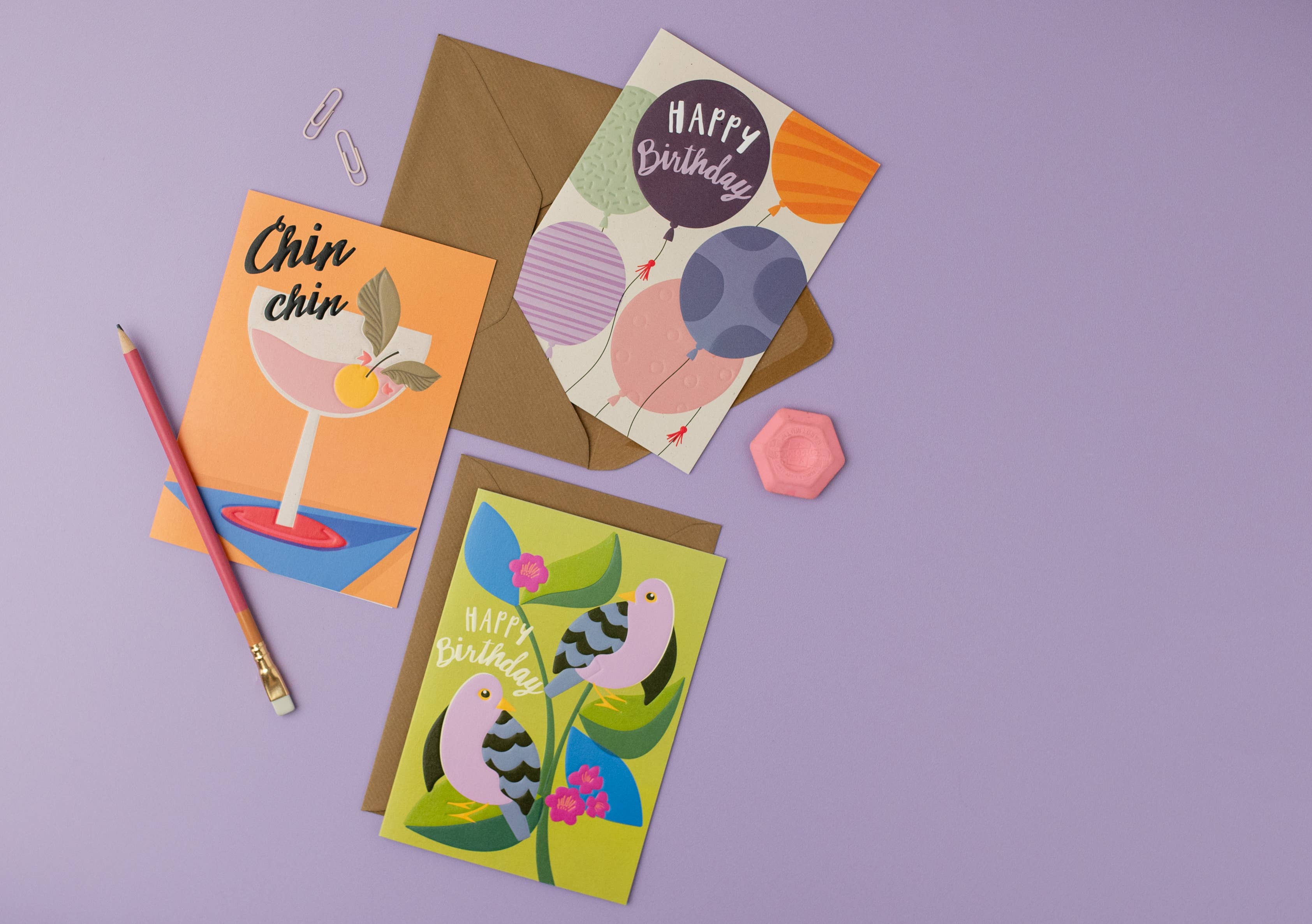 Laura Darrington Design Ltd - Vendita all'ingrosso Biglietti di auguri - Bloom - Buon Compleanno (Astratto Floreale)1