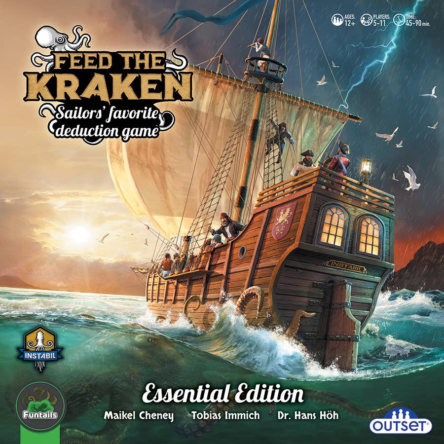 Outset Games and Cobble Hill Puzzles - Wholesale Board Game - Feed the Kraken: Deduction and Deception at Sea 🕵️ 🧭⚓☠️ 🐙8