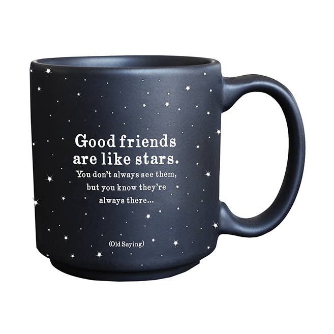 Quotable - Wholesale Coffee Mug - Mini Mugs - E175- Good Friends Stars (Old Saying)0