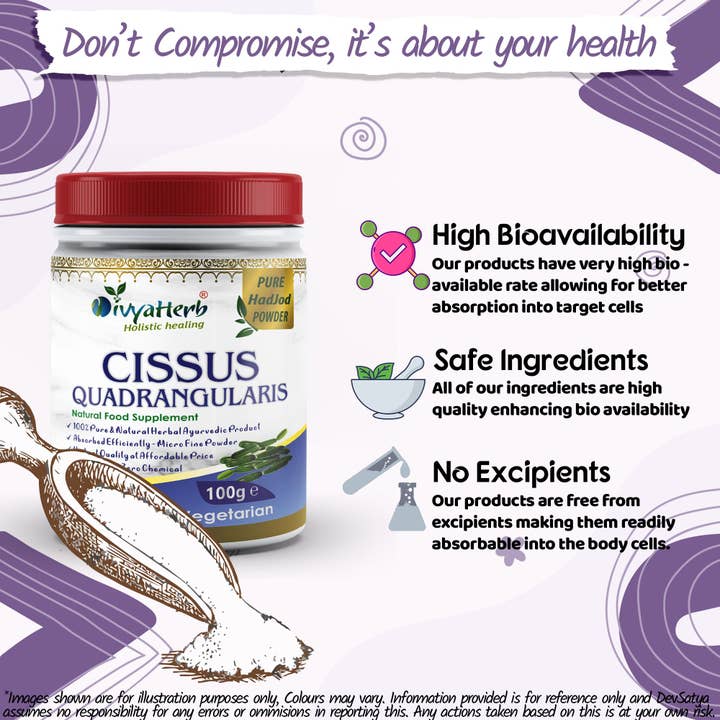 DevSatya Ltd Aushadh, Ayushya, Divyaherb - Wholesale Protein/Superfood Powder - Cissus Quadrangularis Powder6