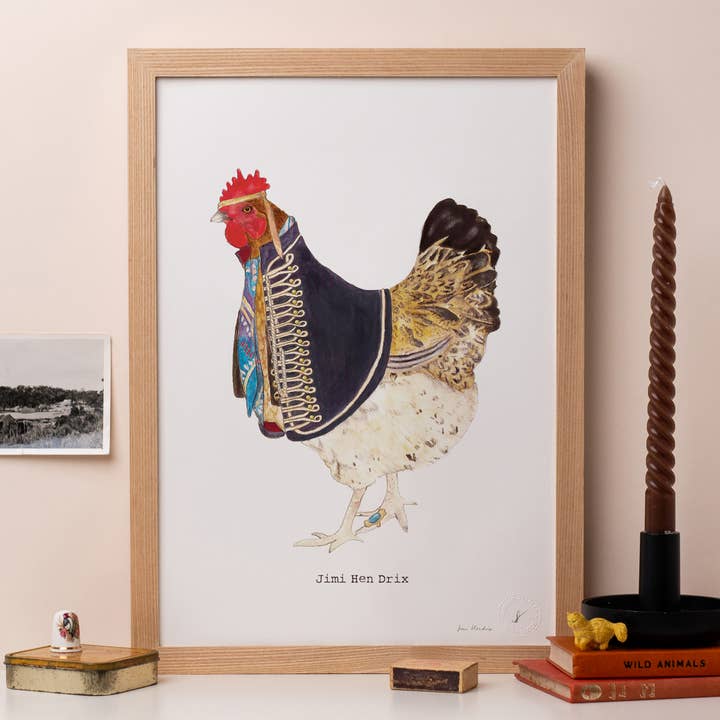 Mister Peebles – wholesale Art print – Jimi Hen Drix Print1