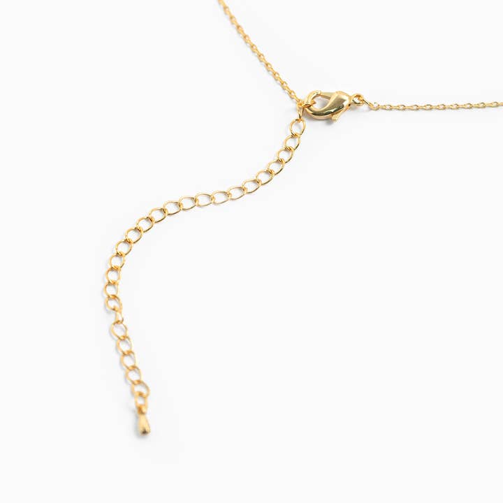 Sessori - Vente Colliers à pendentif - Collier Pendentif Baguette CZ Perle3