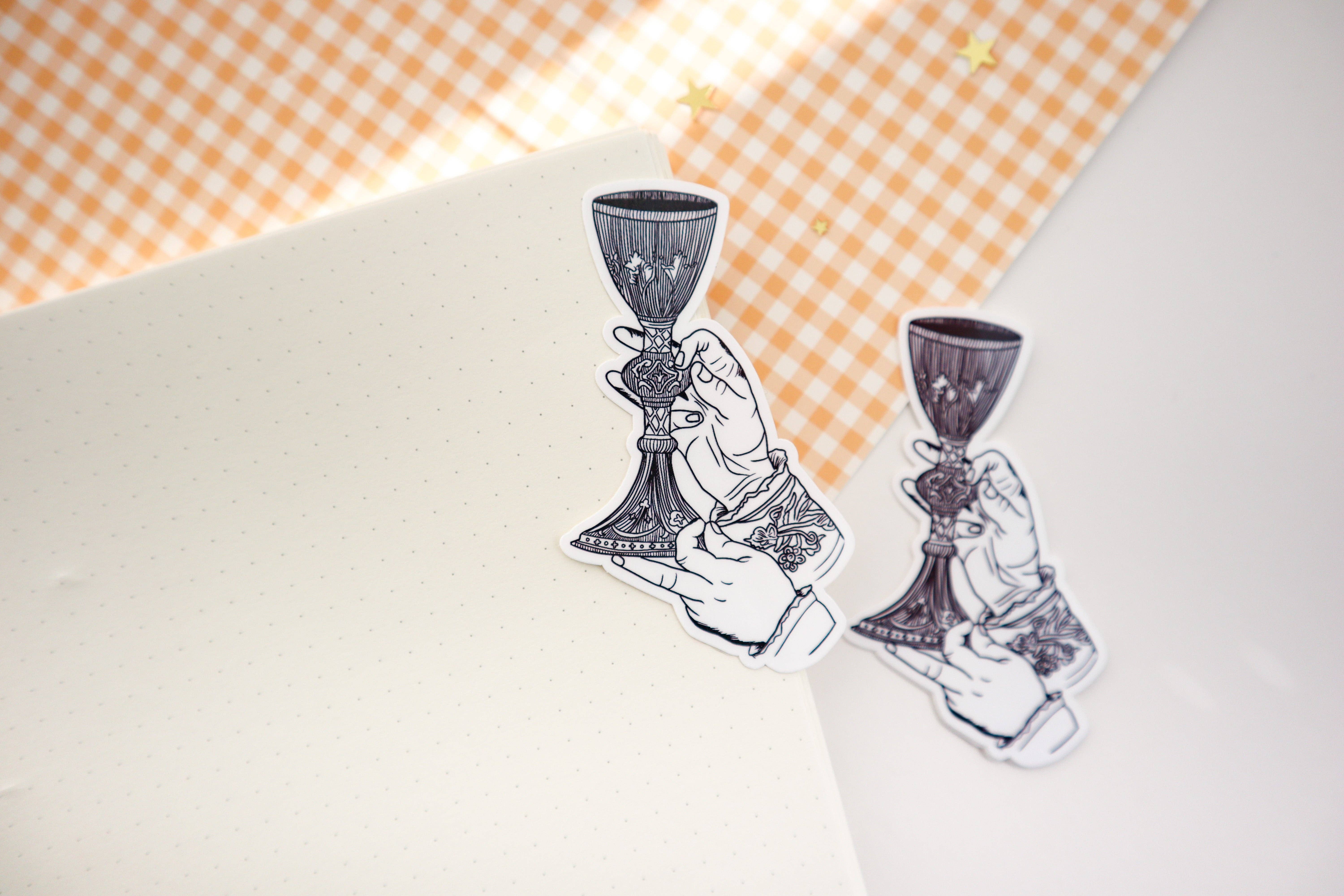 Peony&June Illustration - Wholesale Sticker - Chalice Sticker1