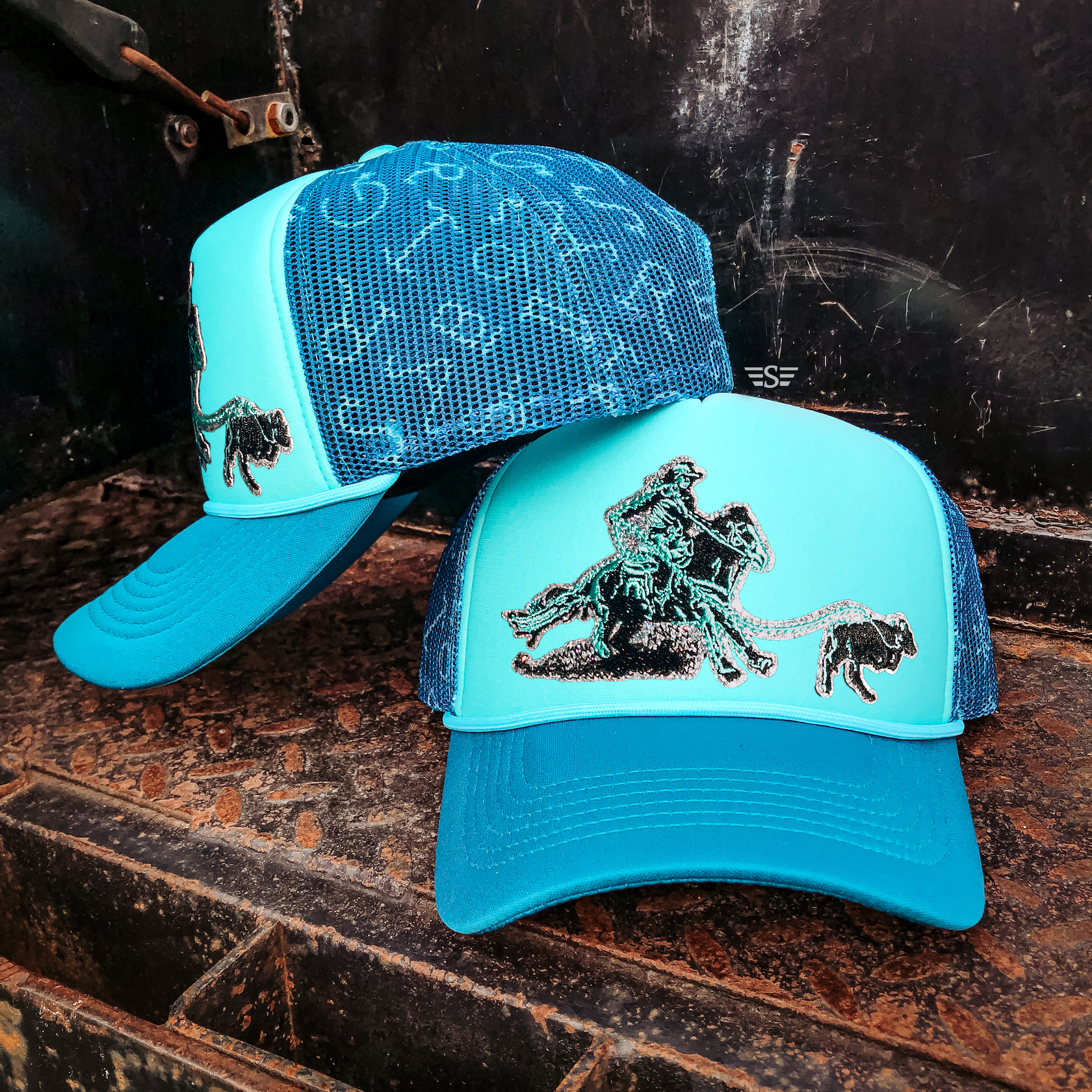 Flying S Company - Wholesale Trucker Hat - Women's - Breakaway Roper Printed Mesh Trucker Cap4