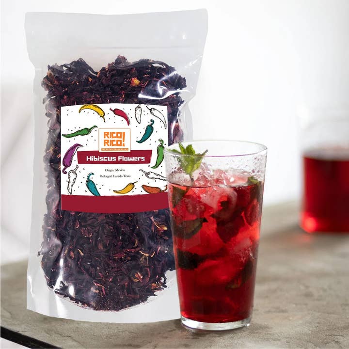 Rico Rico - Wholesale Loose tea - Dried Hibiscus Flowers 4 oz4
