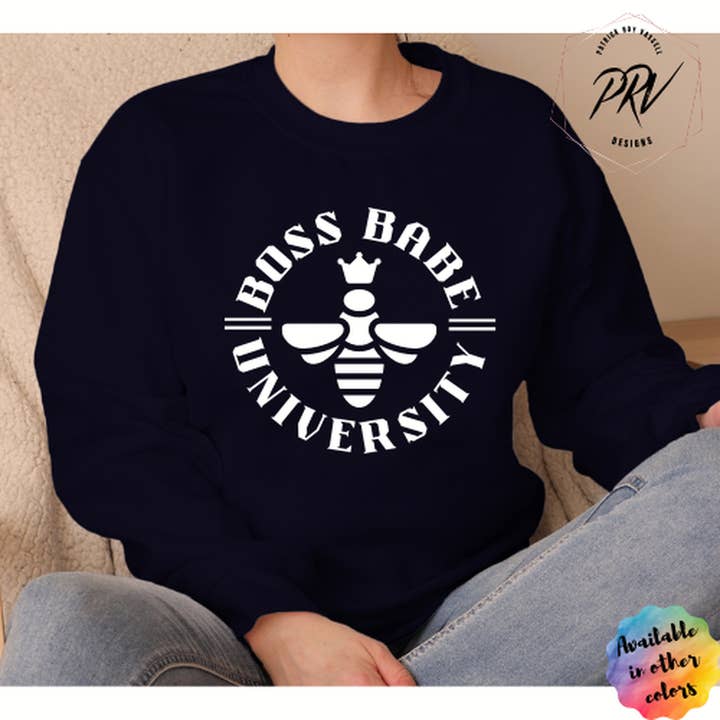 Boss Babe University Sweatshirt för wholesale av PRV_DESIGNS