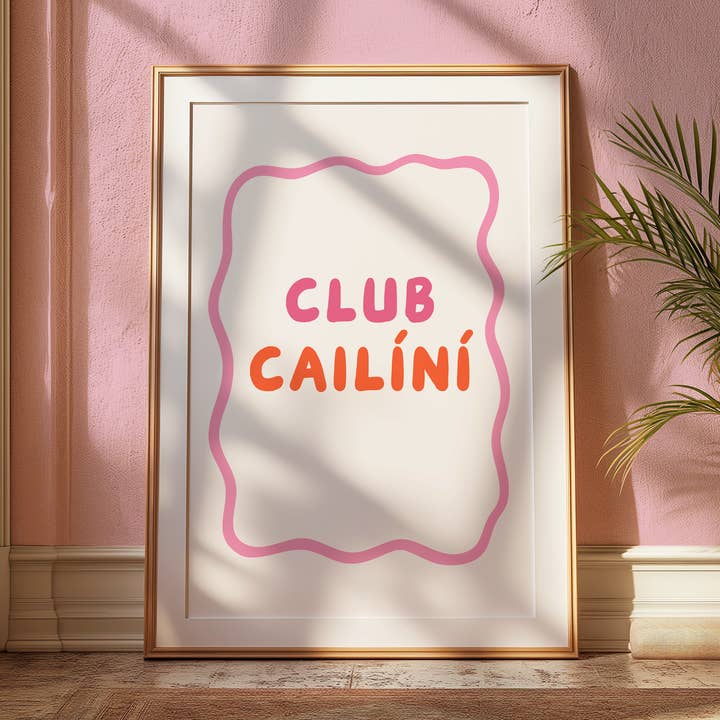 Club cailíní Print for wholesale by As Gaeilge