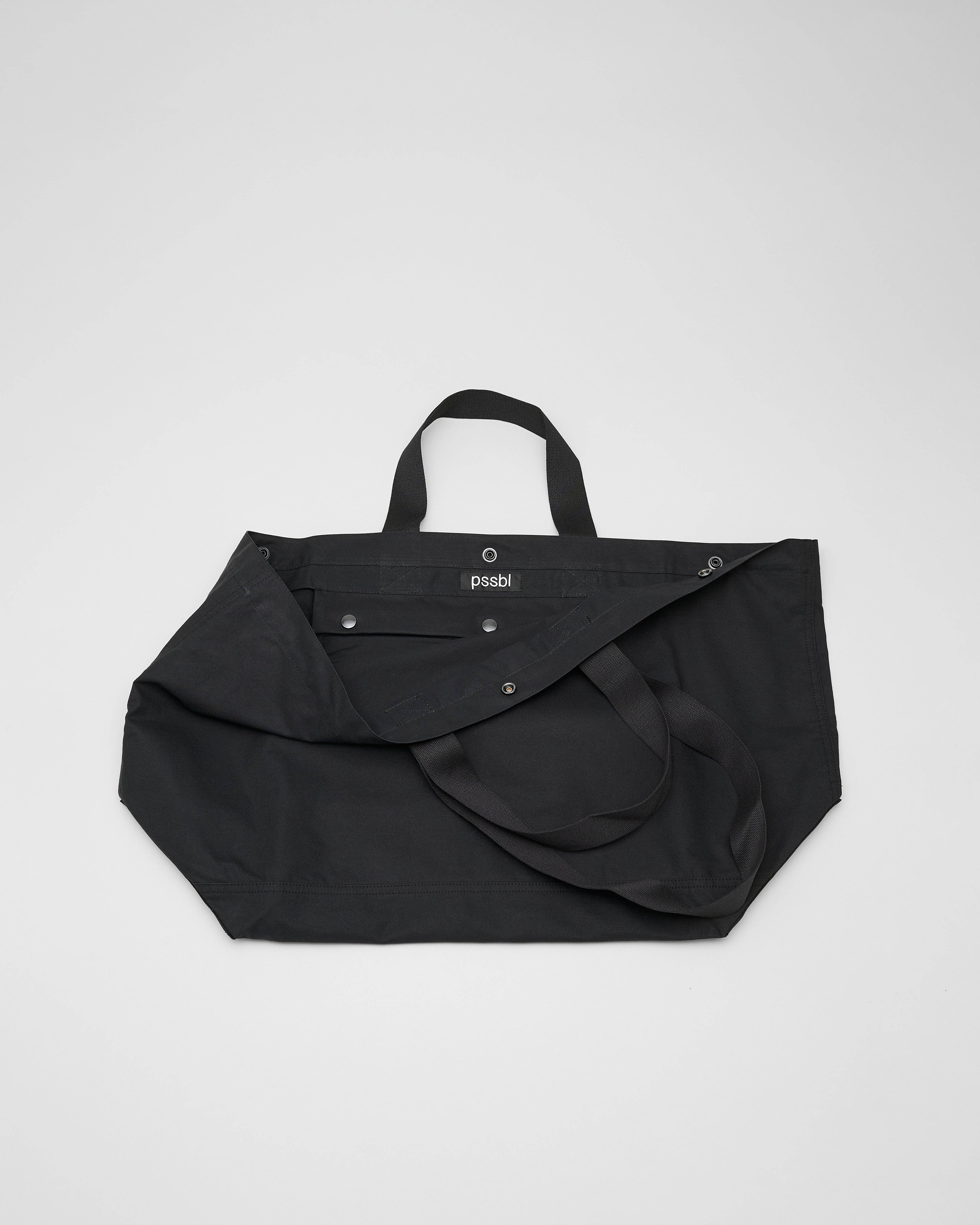 PSSBL - Wholesale Grocery/Shopping Bag - The Shopper black6