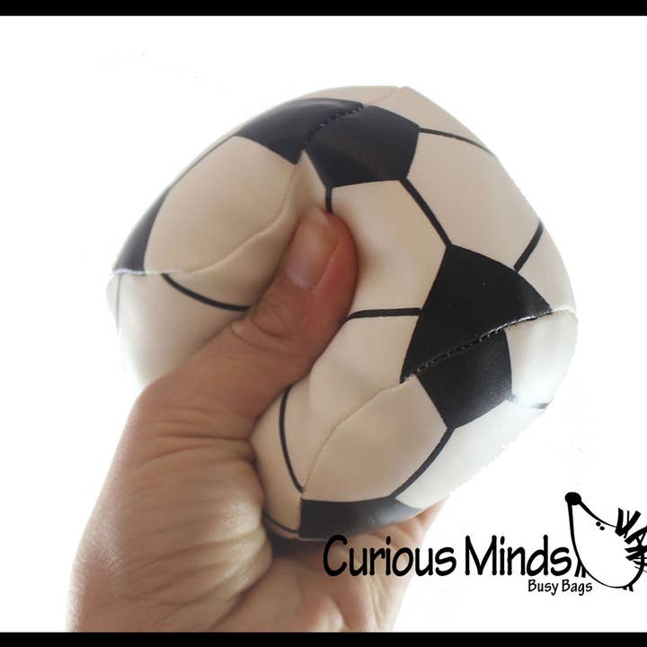 Curious Minds Toys - Wholesale Sports Ball - Kids - 1Â Plush 4" Soccer Ball Style Kick Balls Sports