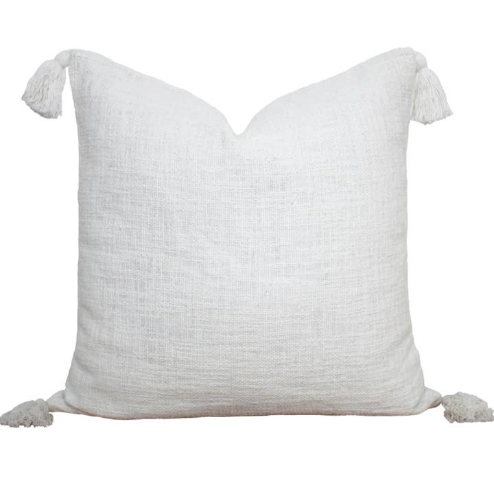 Porter Lane Home - Wholesale Throw Pillow Cover - Hand Woven Tassel Pillow Cover