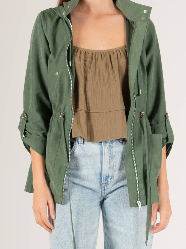 Veste Anorak en microsuède pour la vente par Before You Collection