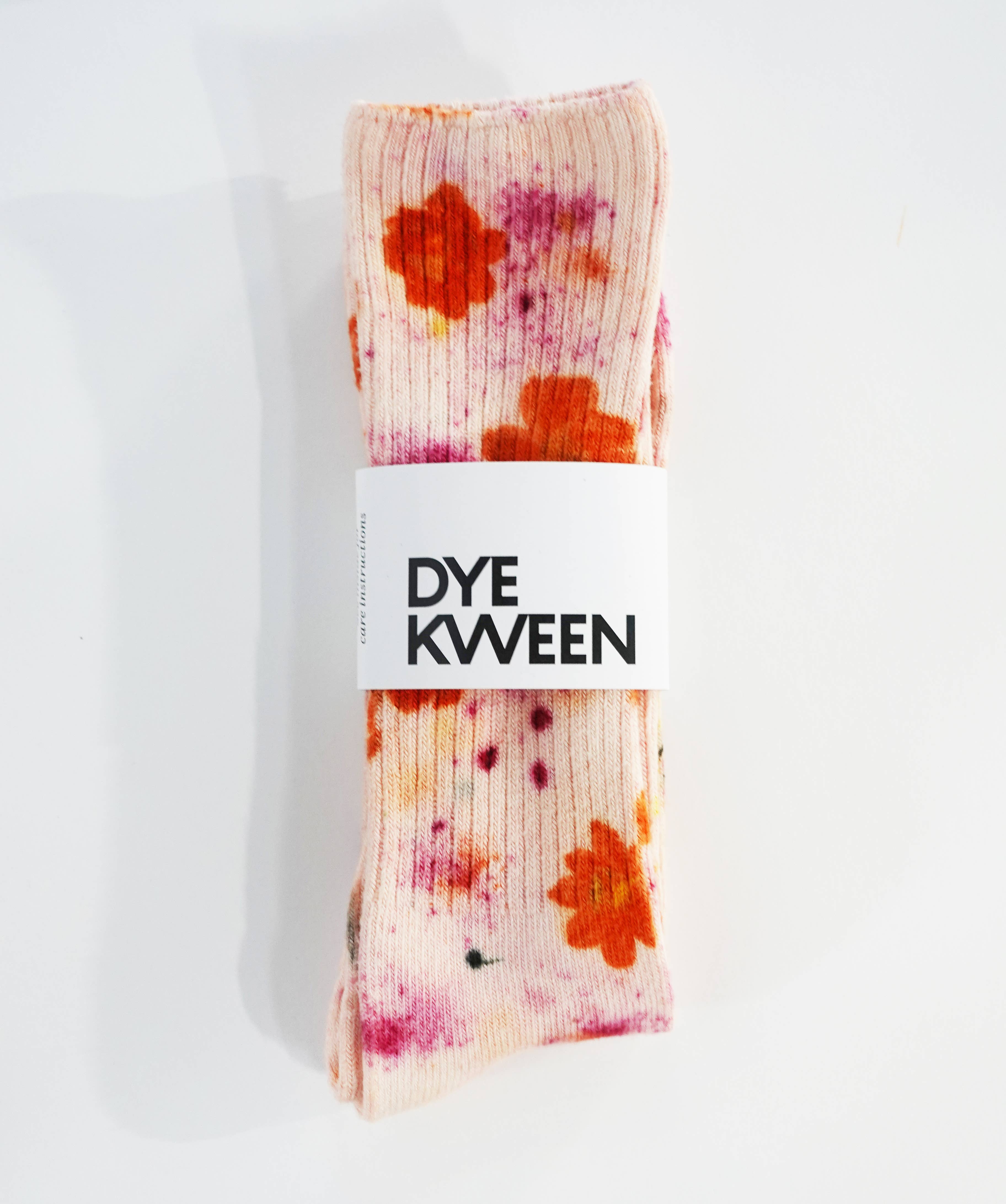 DYE KWEEN - Wholesale Socks - Women's - Flower Power Bamboo Sock15