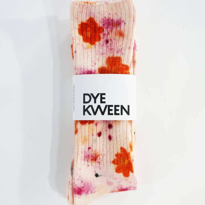 DYE KWEEN - Wholesale Socks - Women's - Flower Power Bamboo Sock15