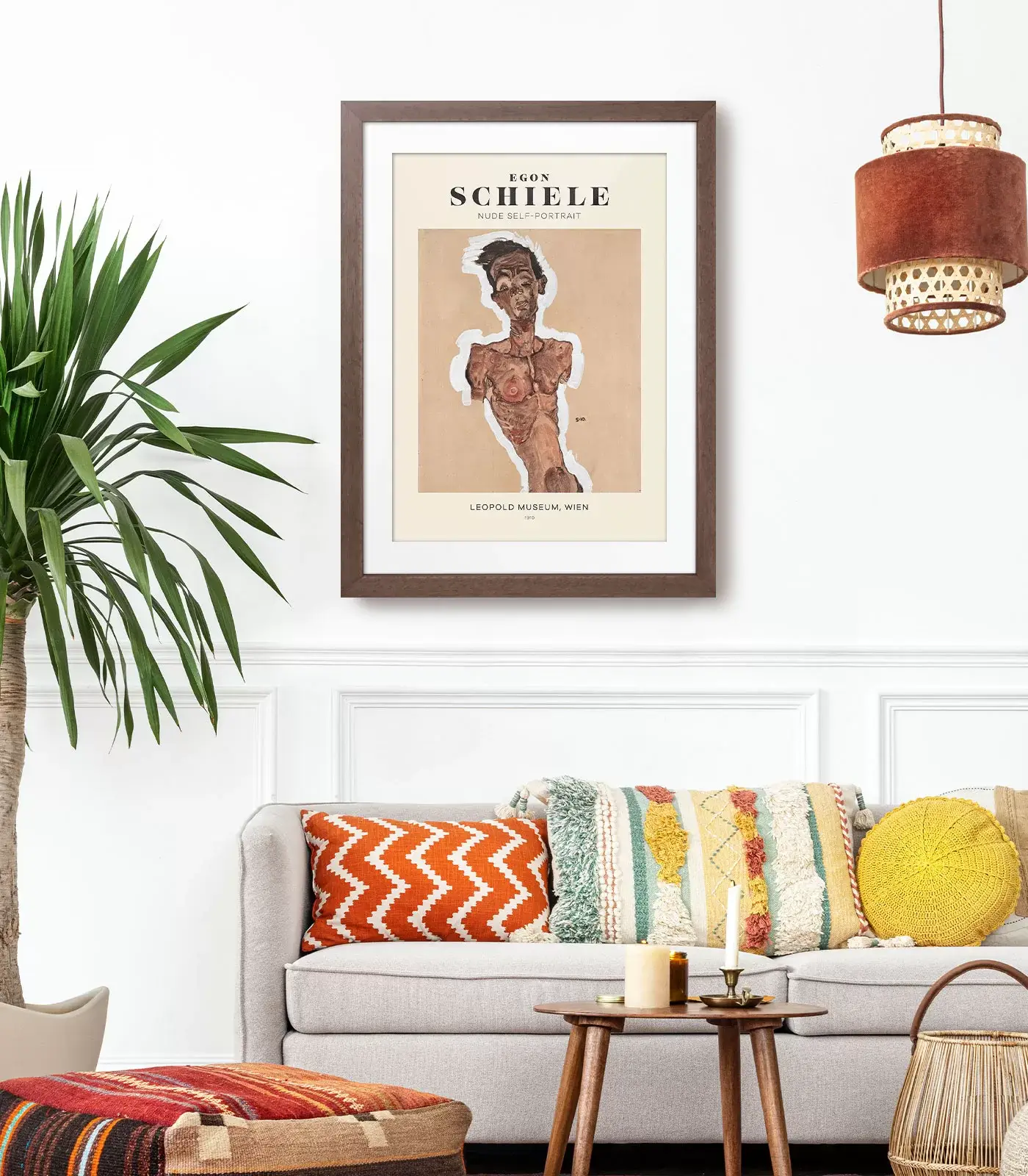 Weekend Concept - Wholesale Poster - Mid-century modern Egon Schiele Nude Self Portrait poster1