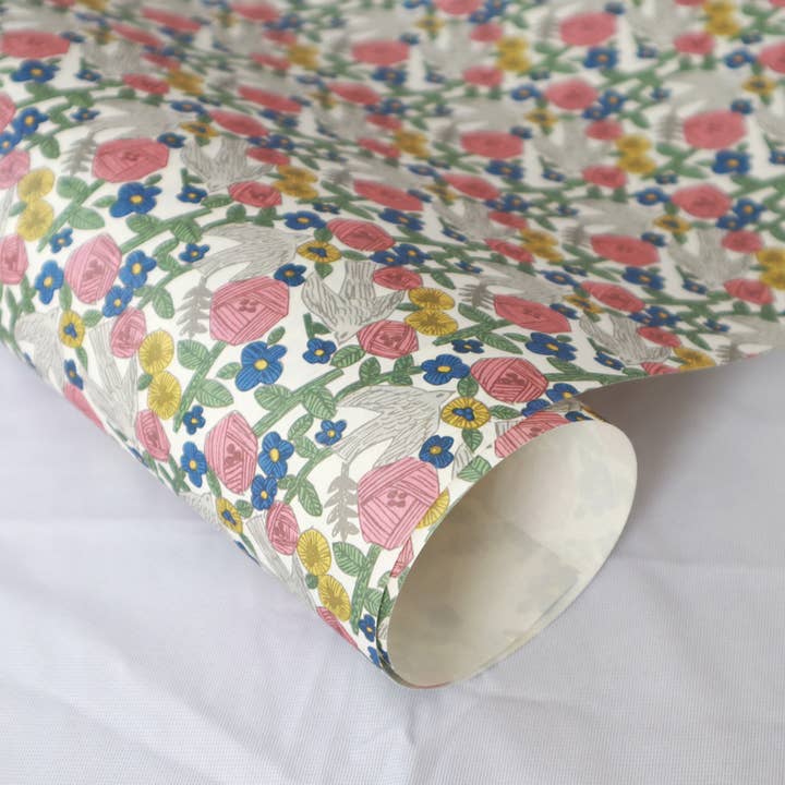 REGARO PAPIRO - Wholesale Wrapping Paper Roll - Washi wrapping paper -WILD BIRDS-