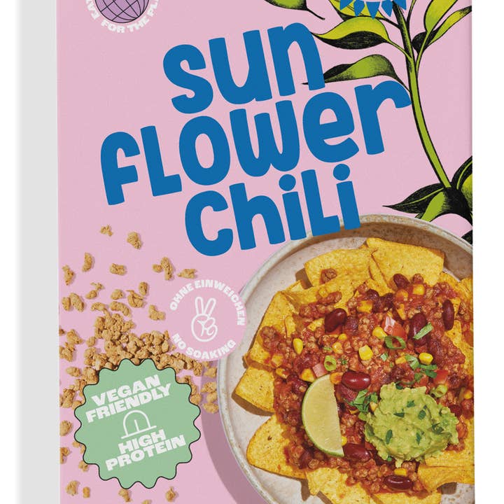 Sunflower Family - Wholesale Shelf Stable Prepared Meal - sunflowerCHILI - Sunflower Mince "Chili sin Carne" organic