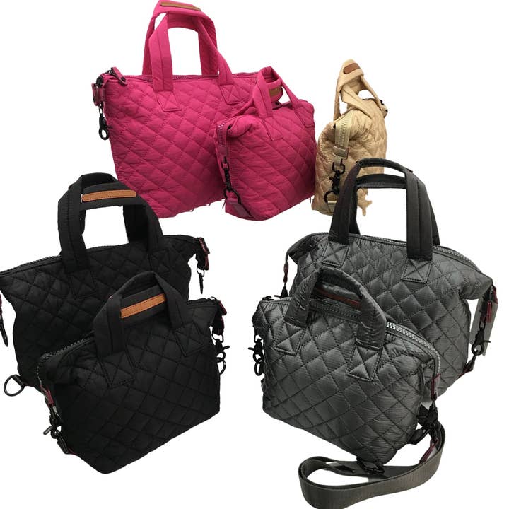 C5D1 Style 2268 & C5D2 Style 2418 - Quilted Small Bag, Quilt for wholesale by Boca Tennis & Golf Bags