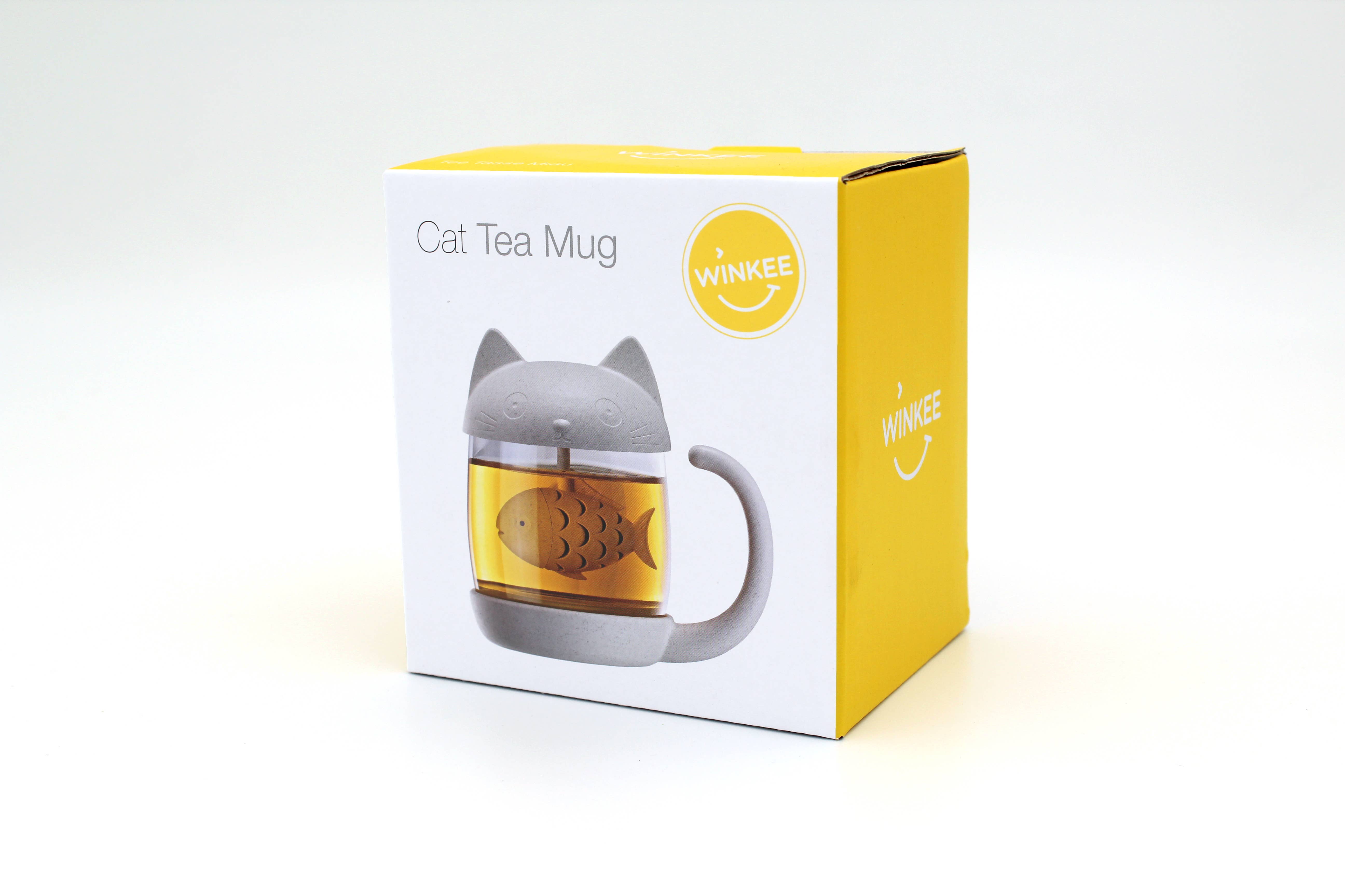 MAGS - Vendita all'ingrosso Teiere - Tazza Tea Cat con infusore integrato a forma di pesce1