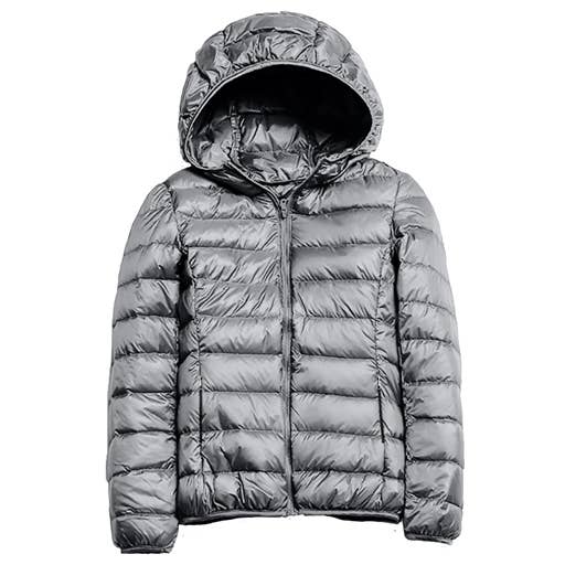 Giacca Piumino Leggera Ripiegabile SC - Carbone per la vendita all'ingrosso da parte di Southern Couture