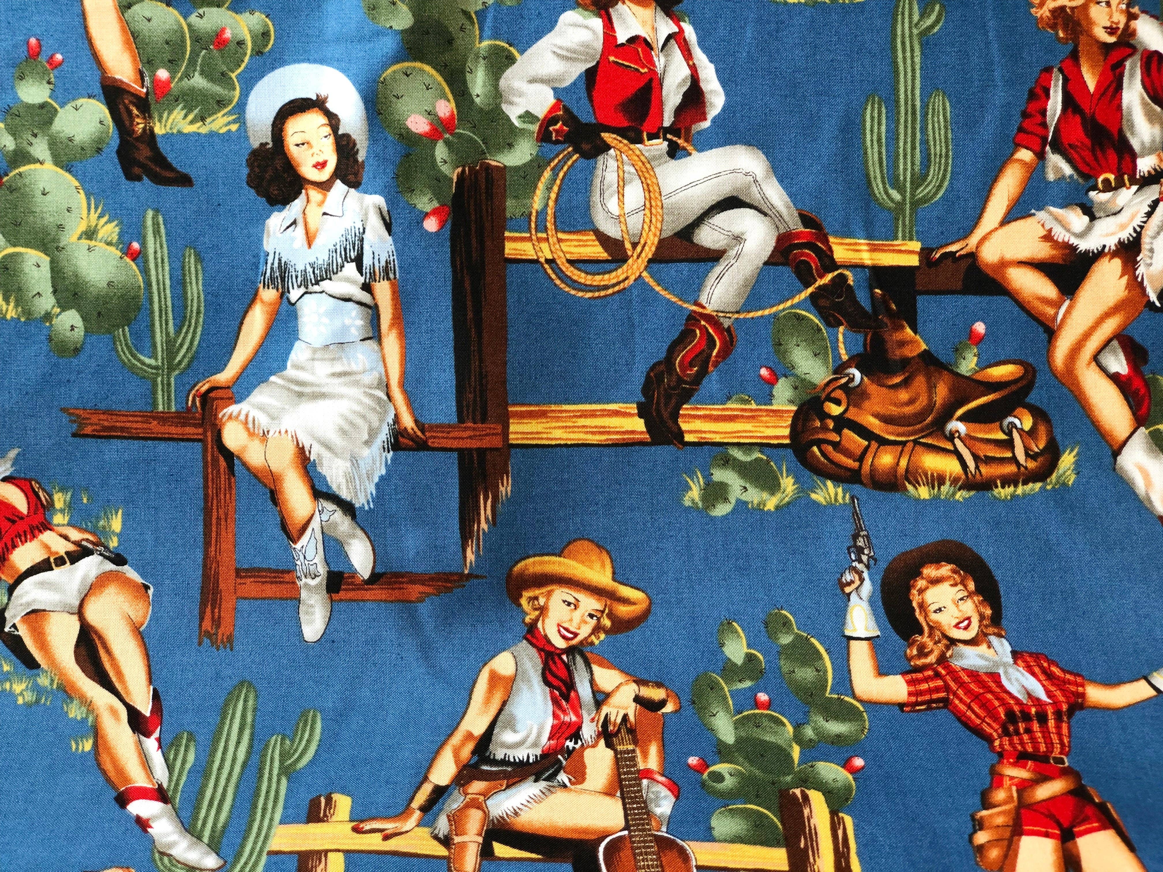 Atenti - Wholesale Handtasje - Dames - "Western" Pin-up Cowgirl 6 Accessoiretassenset12