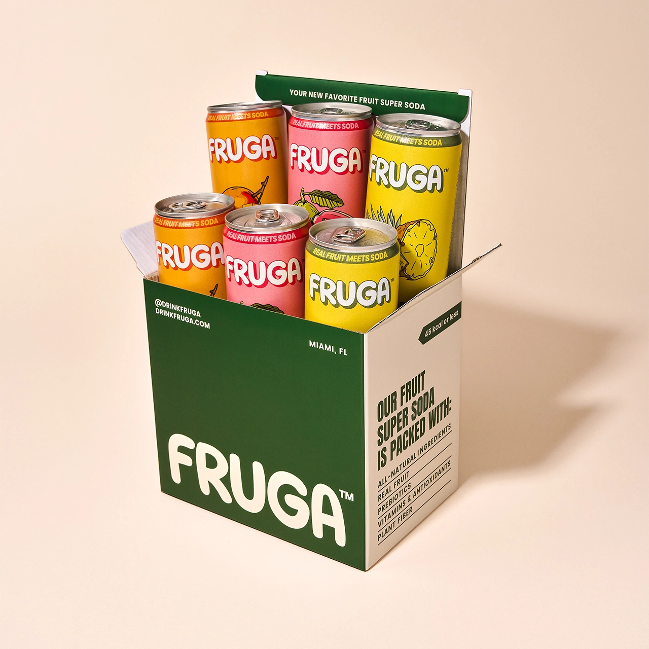 FRUGA Beverage Company - Wholesale Soda/Carbonated Drink - TROPICAL MIX 6-PACK2