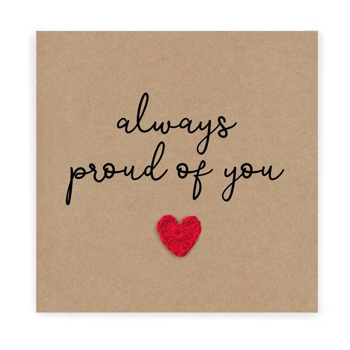 Immer stolz auf dich – Herzlichen Glückwunsch zu deinem neuen Job für den Großhandel von Fifi's Handcrafted