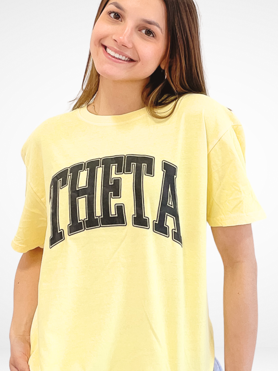 Duo Threads - Wholesale Screen Printed T-Shirt - Women's - Sorority Varsity Arch Puff Tee 16