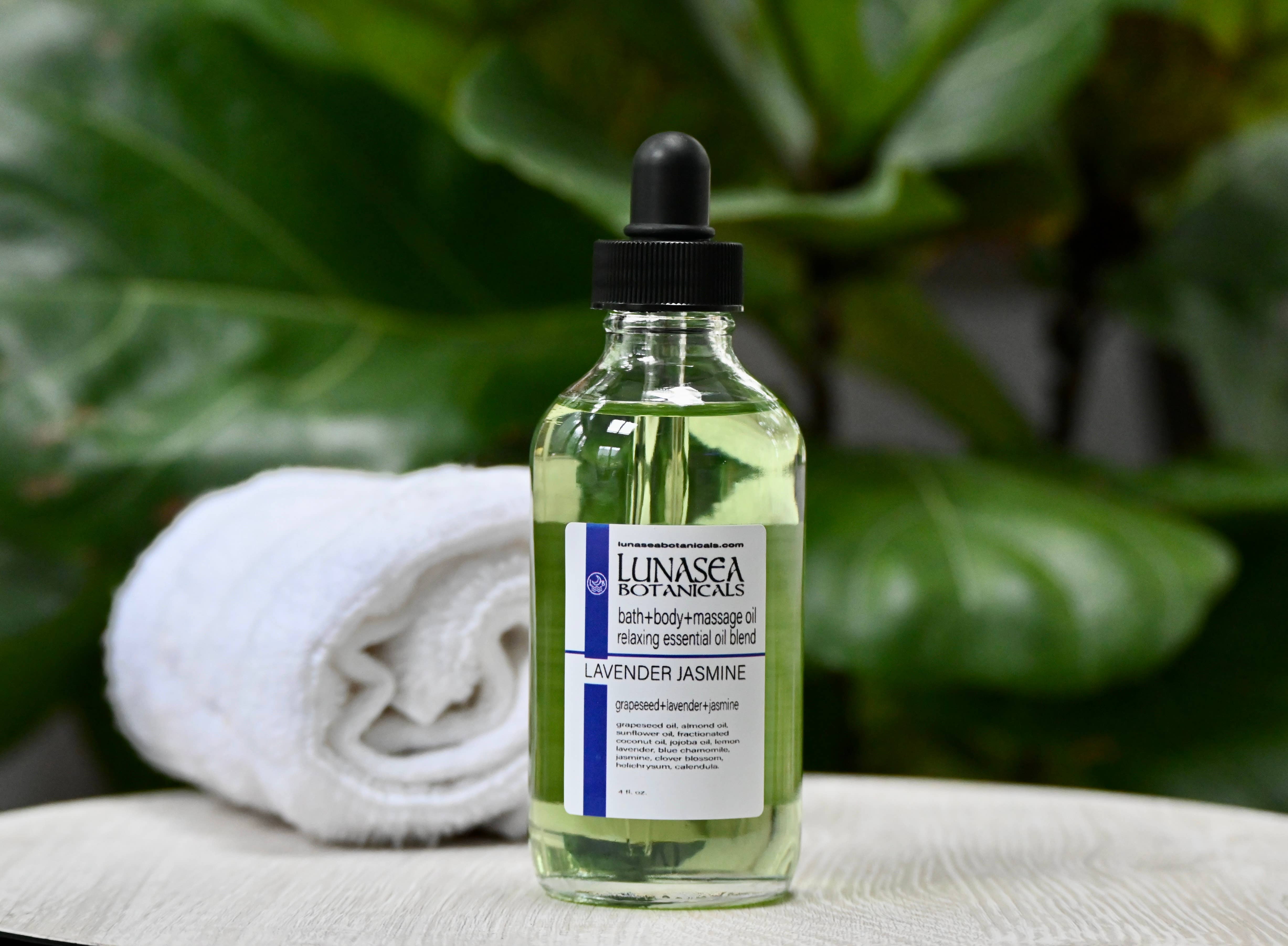 lunasea botanicals - Vendita all'ingrosso Olio bagno/corpo - Olio da bagno, corpo e massaggio e detergente viso all’olio4