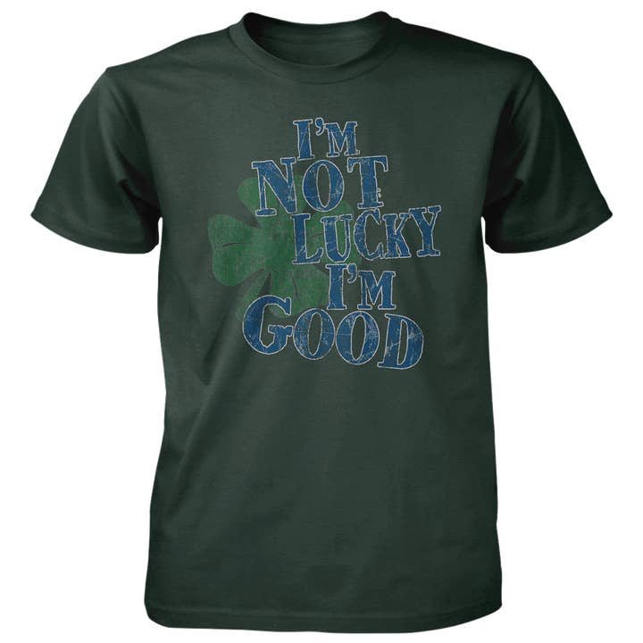 Maglietta in cotone da 4,5 oz "I'm Not Lucky" per la vendita all'ingrosso da parte di Jester Clothing Company